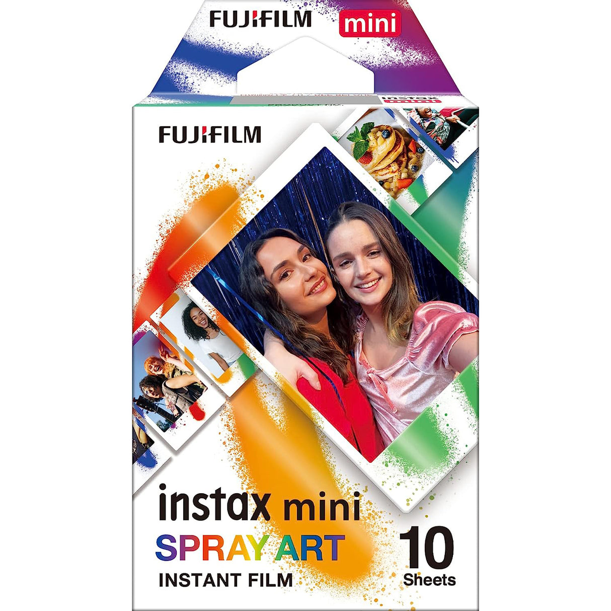 FUJIFILM Instax Mini 10x1 Instant Film Spray Art