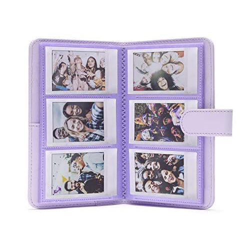 ZENKO 64-Sheets Album For Mini Film (3 inch) lilac purple