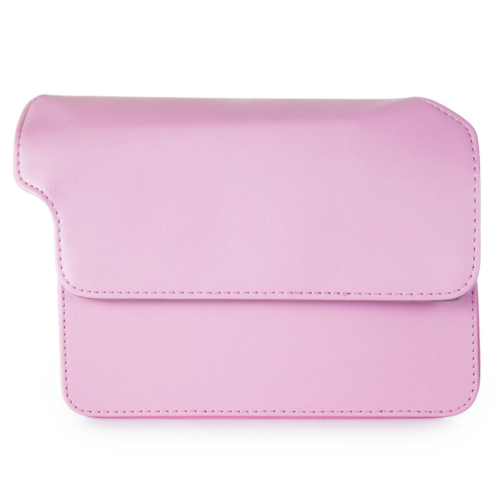 CAIUL Vintage Camera Case Bag For Fujifilm INSTAX Wide 300 Instant Camera,PU Leather Pink