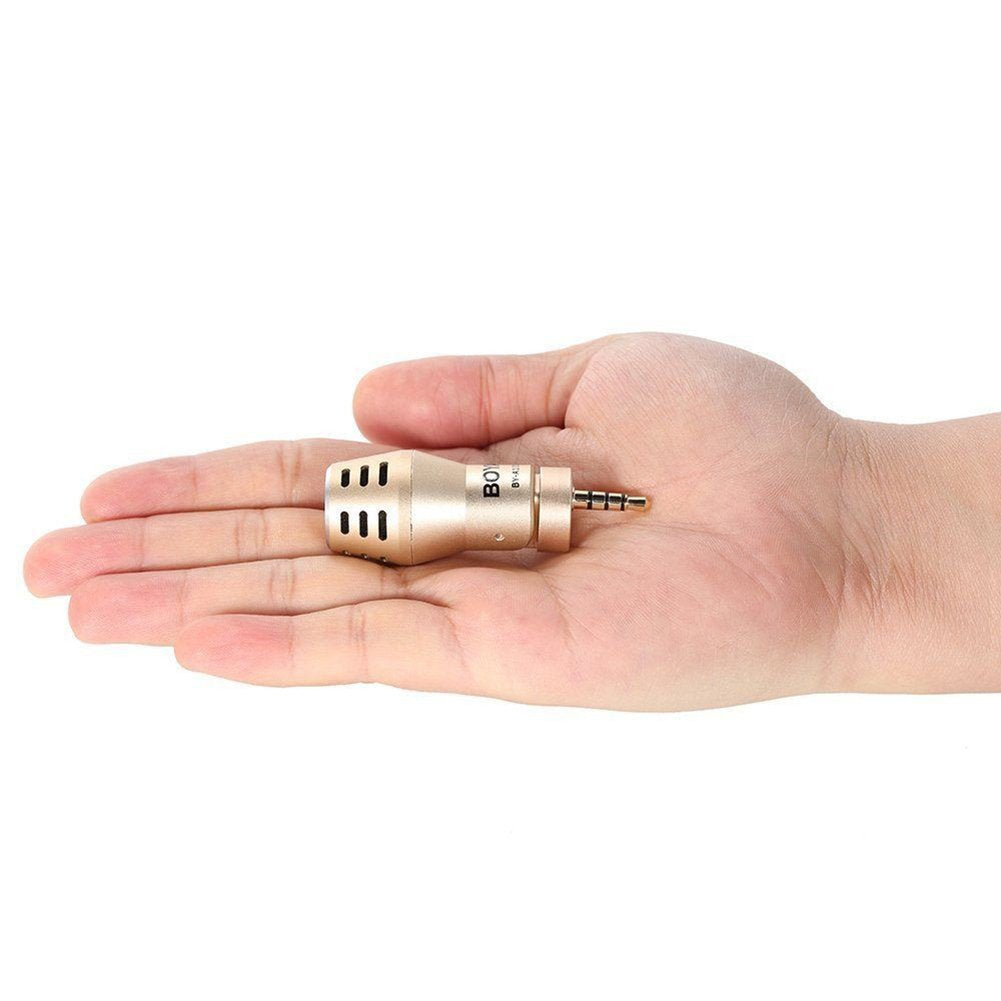 BOYA BY-A100 Omni Directional Condenser Microphone for IOS Android Smartphones Gold