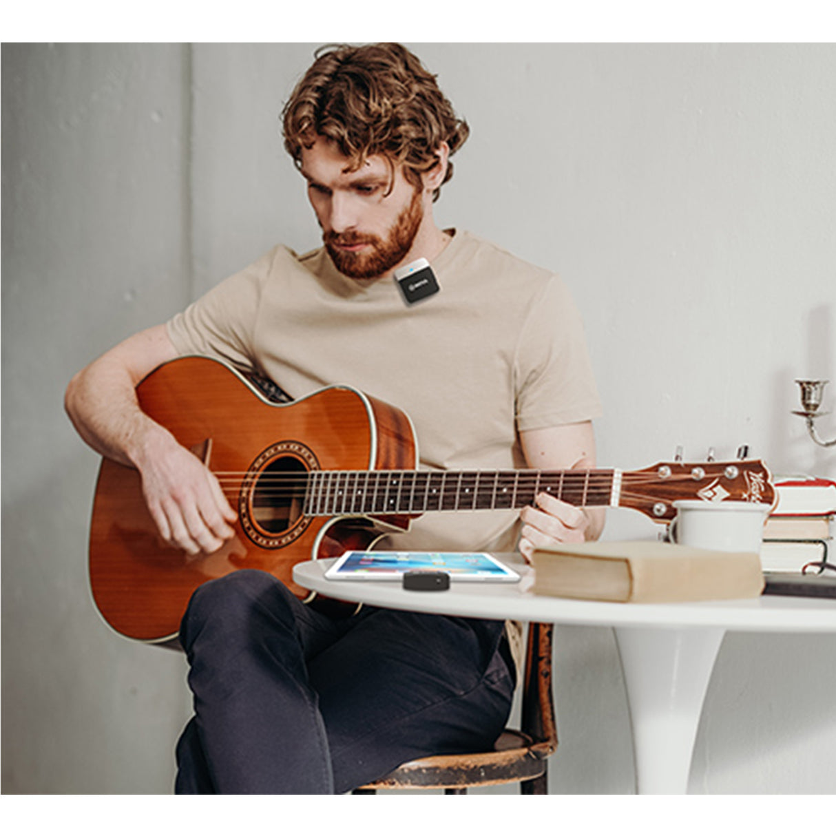 BOYA BY-M1LV-D iOS 2.4Ghz Wireless Microphone (1Transmitter+1Receiver)