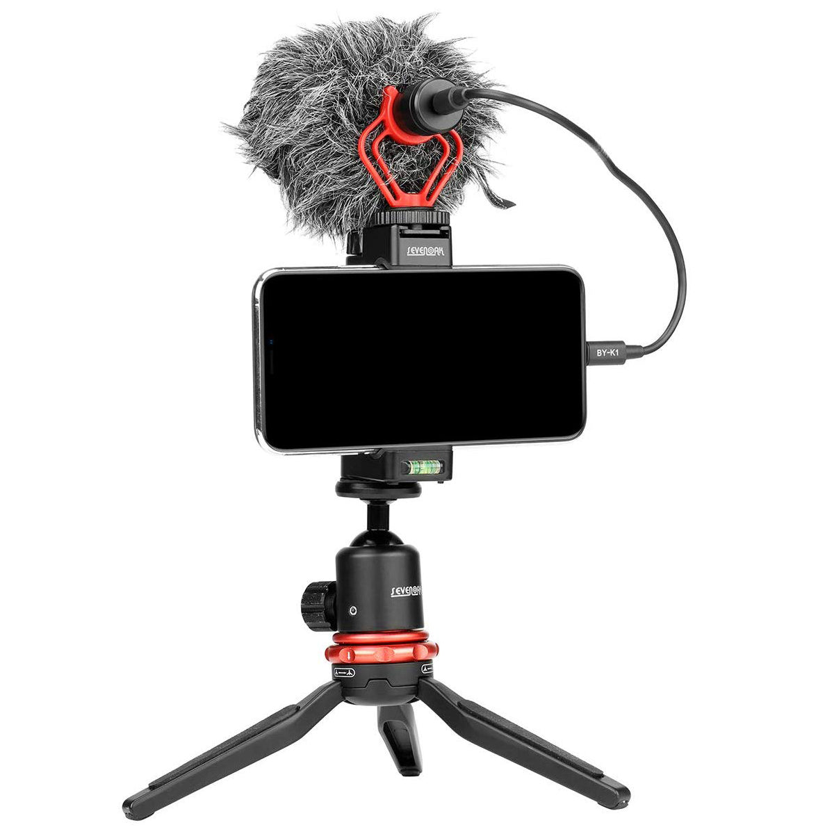 BOYA MM1 WITH BY-K1 3.5mm TRS to Lightning Adapter Cable compatible with iPhone 13 12 11 10 x 8 7 iOS Devices