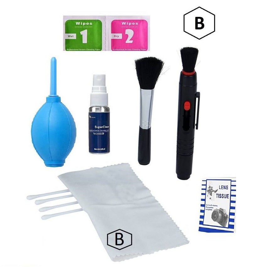 Blutek New Professional Clean Pro 9 IN 1 Multi-Purpose Cleaning Kit for Cameras, Lenses, Binoculars