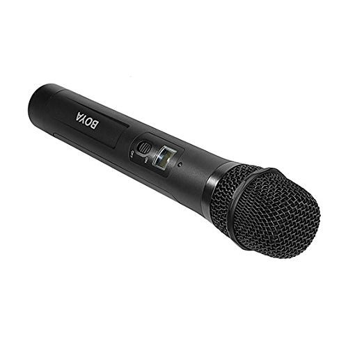 Boya BY-WHM8 UHF Wireless Handheld Transmitter Compatible with BY-WM6 and BY-WM8 receiver for Interview Presentation Talk Show Speech