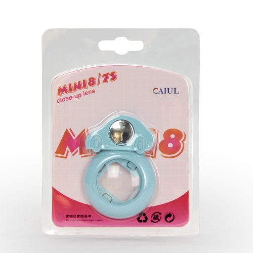 CAIUL Car Style CloseUp Lens for Instax Mini 7S Mini 8 Cameras (SelfPortrait Mirror) Blue