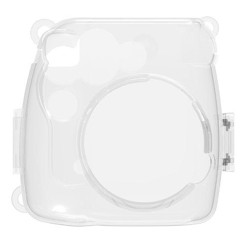 CAIUL Hard Plastic Camera Case Bag with Shoulder Strap for Instax Mini 8 Instant Camera Transparent