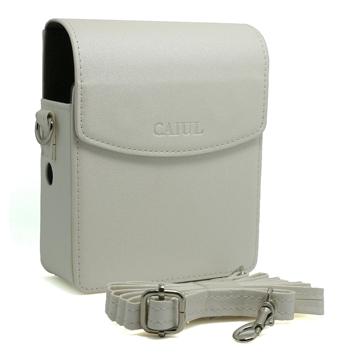 CAIUL PU Leather Case for Fujifilm Instax Share Smartphone Printer Sp1 White