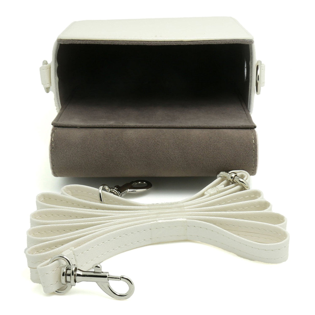 CAIUL PU Leather Case for Fujifilm Instax Share Smartphone Printer Sp1 White