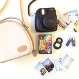 CAIUL Instax Mini First Generation Zipper Universal Carry Case for Fujifilm Instax Mini 11/9/ 8 8+ 70 7s 25 26 50s 90 9 Camera Beige