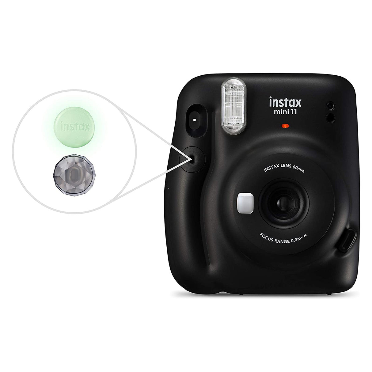 FUJIFILM INSTAX Mini 11 Instant Film Camera Charcoal Gray