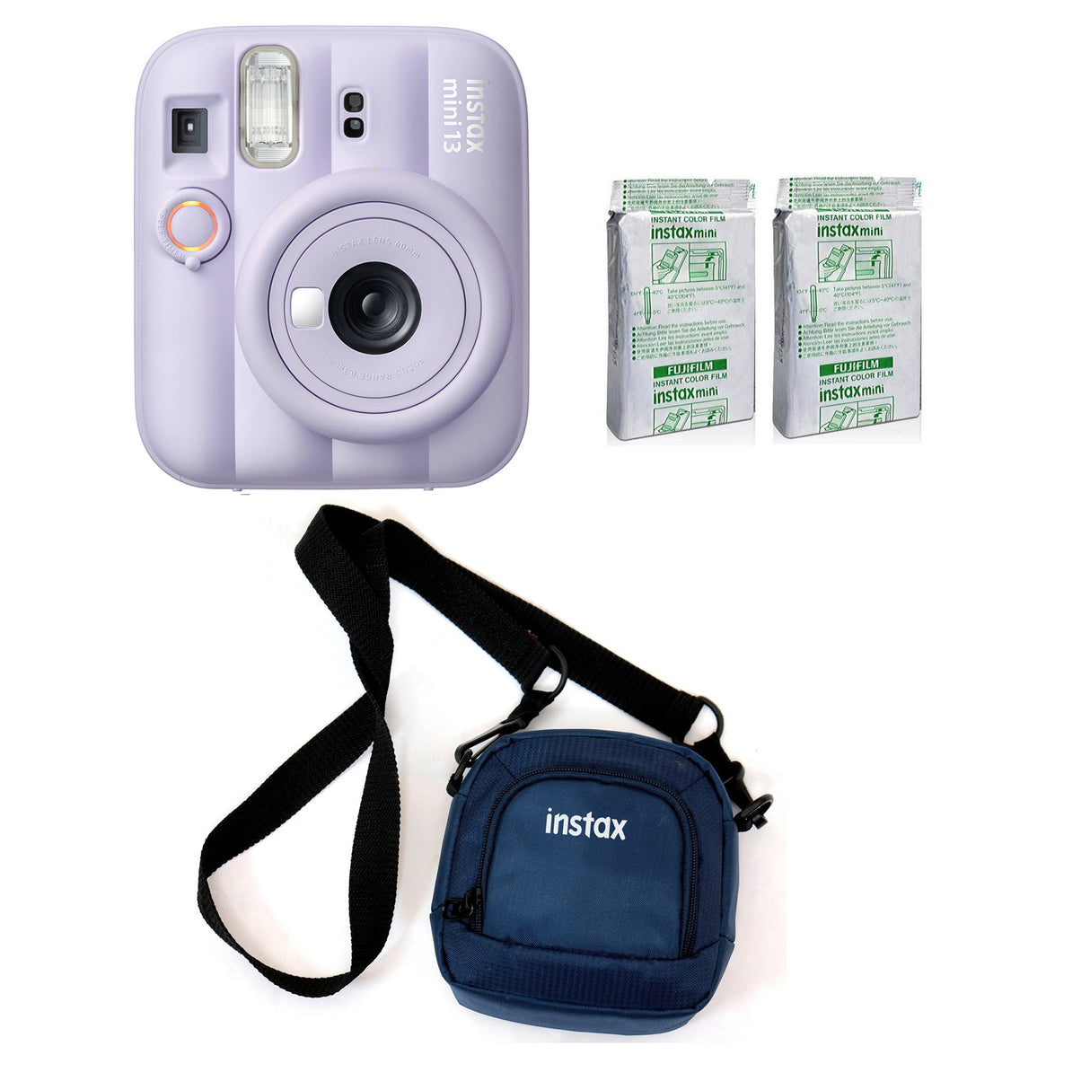 FUJIFILM-INSTAX-mini-13-Instant-Film-Camera-with-Twin-Pack-of-Instant-Film-With-Pouch-Kit-Dreamy-Purple-20-Exposures-1
