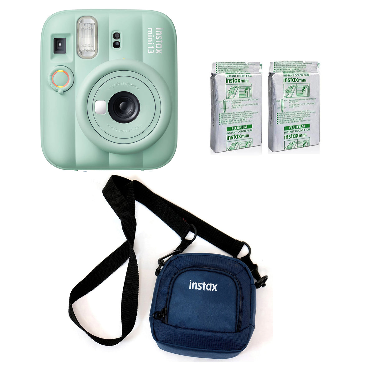 FUJIFILM-INSTAX-mini-13-Instant-Film-Camera-with-Twin-Pack-of-Instant-Film-With-Pouch-Kit-Lagoon-Green-20-Exposures-1