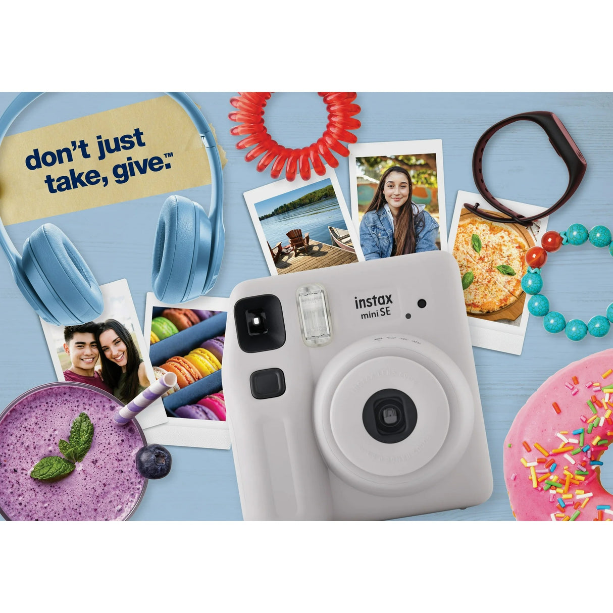 FUJIFILM Instax mini SE Instant Film Camera with 10X2 Instant Film