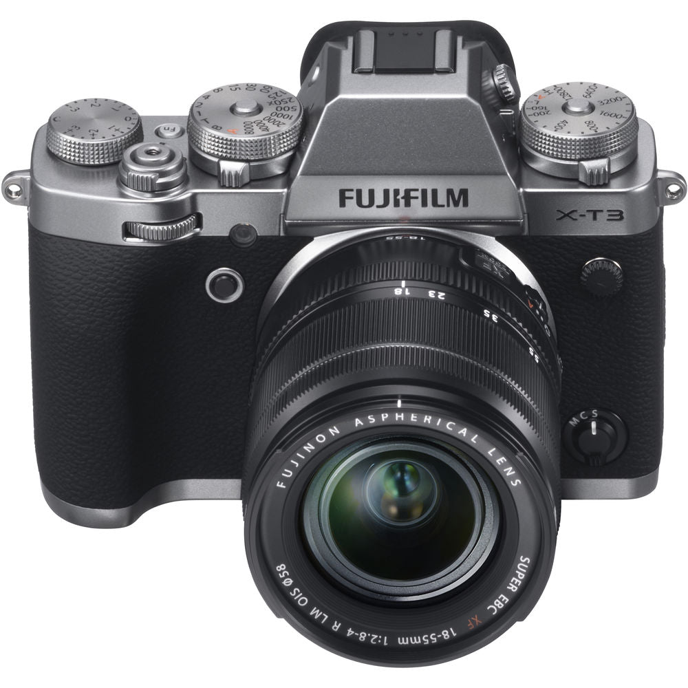 Fujifilm X-T3 Mirrorless Digital Camera w/XF18-55mm Lens Kit - Silver