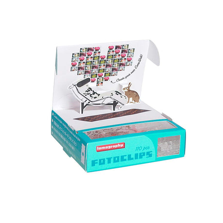 Foto Clips, 110 Pack (Every bag contains clear 2D and orange 3D Fotoclips)