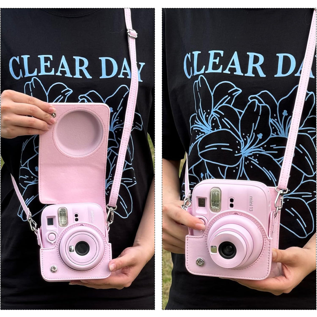 Zikkon Carrying Bag with Adjustable Shoulder Strap for FujiFilm Instax Mini 13 Camera