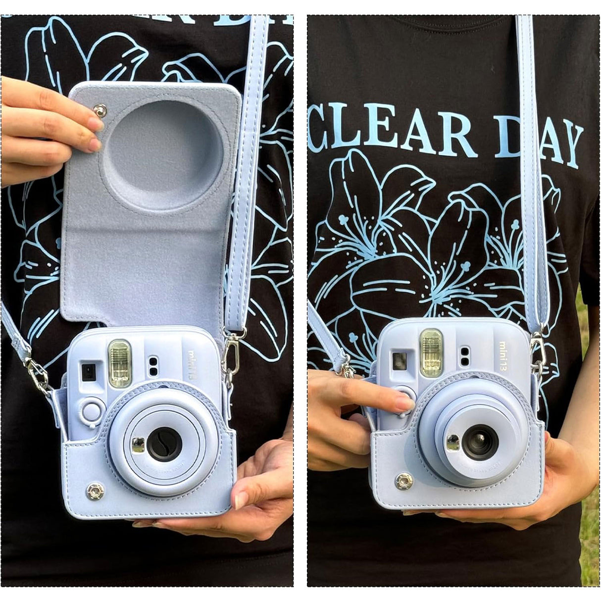 Zikkon Carrying Bag with Adjustable Shoulder Strap for FujiFilm Instax Mini 13 Camera
