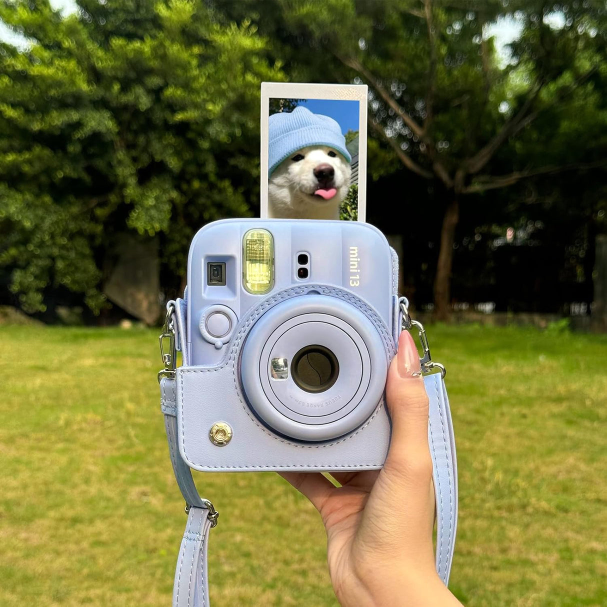 Zikkon Carrying Bag with Adjustable Shoulder Strap for FujiFilm Instax Mini 13 Camera