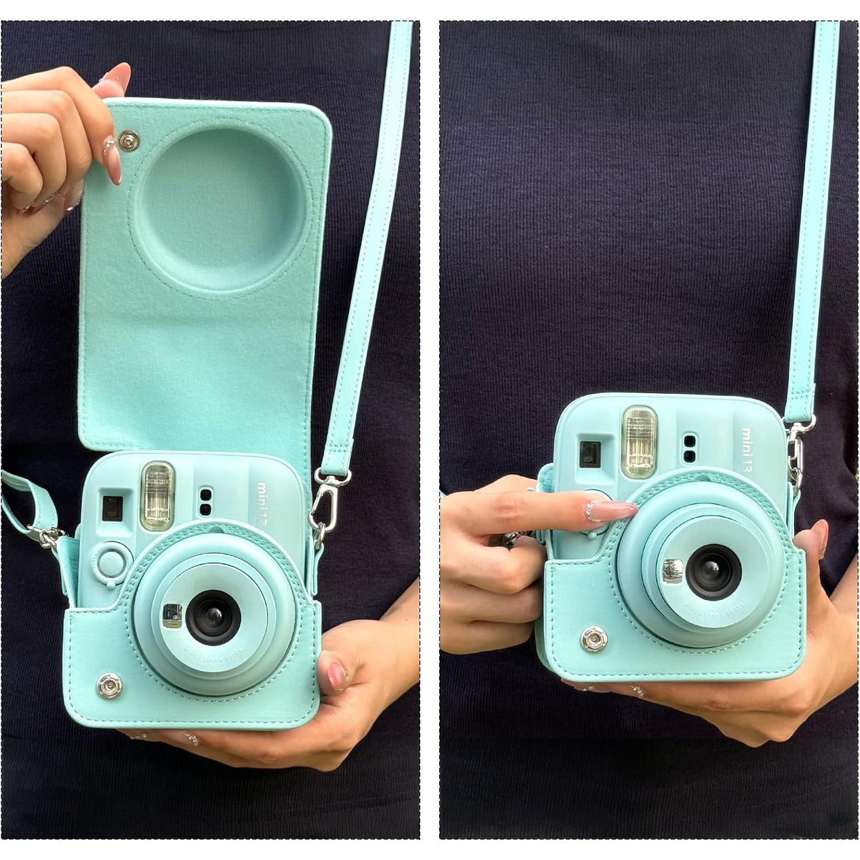 Zikkon Carrying Bag with Adjustable Shoulder Strap for FujiFilm Instax Mini 13 Camera