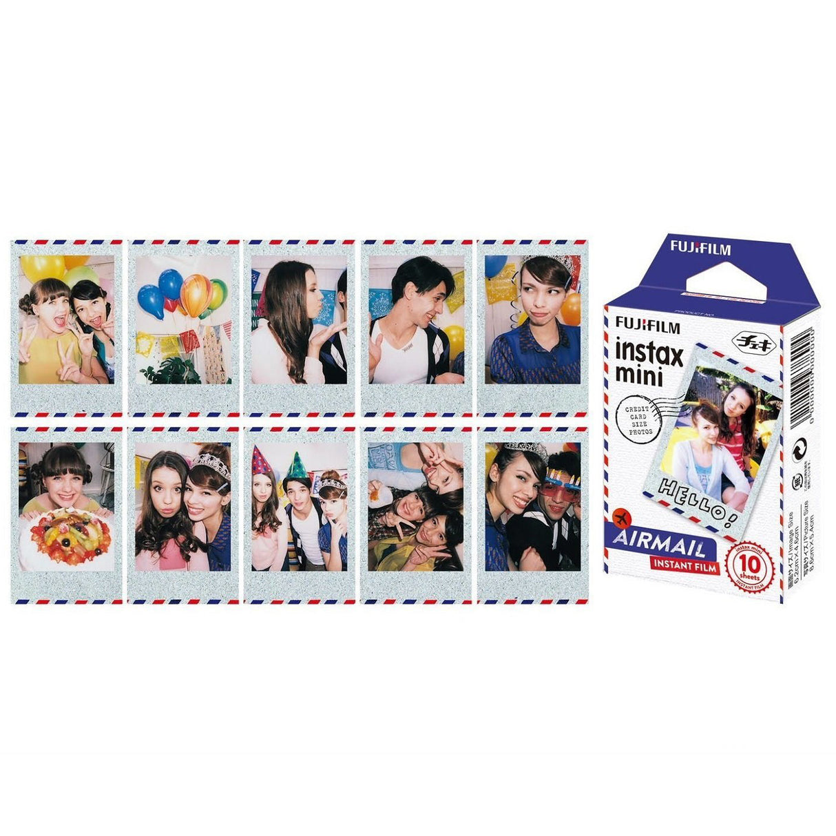 FUJIFILM Instax Mini 10x1 Instant Film Airmail