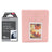 Fujifilm Instax Mini 10X1 Monochrome Instant Film with Instax Time Photo Album 64 Sheets Peach pink