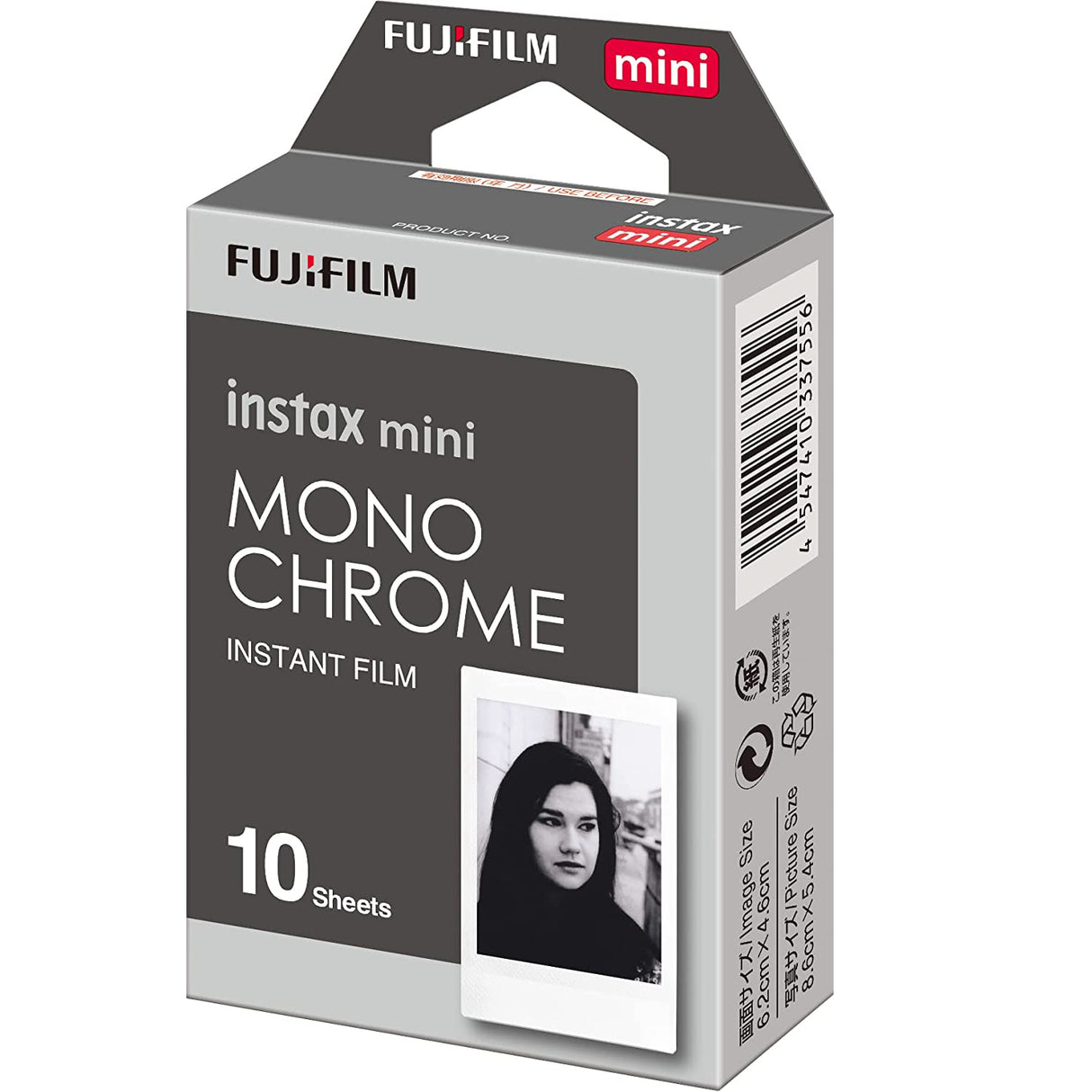 FUJIFILM Instax Mini 10x1 Instant Film Monochrome