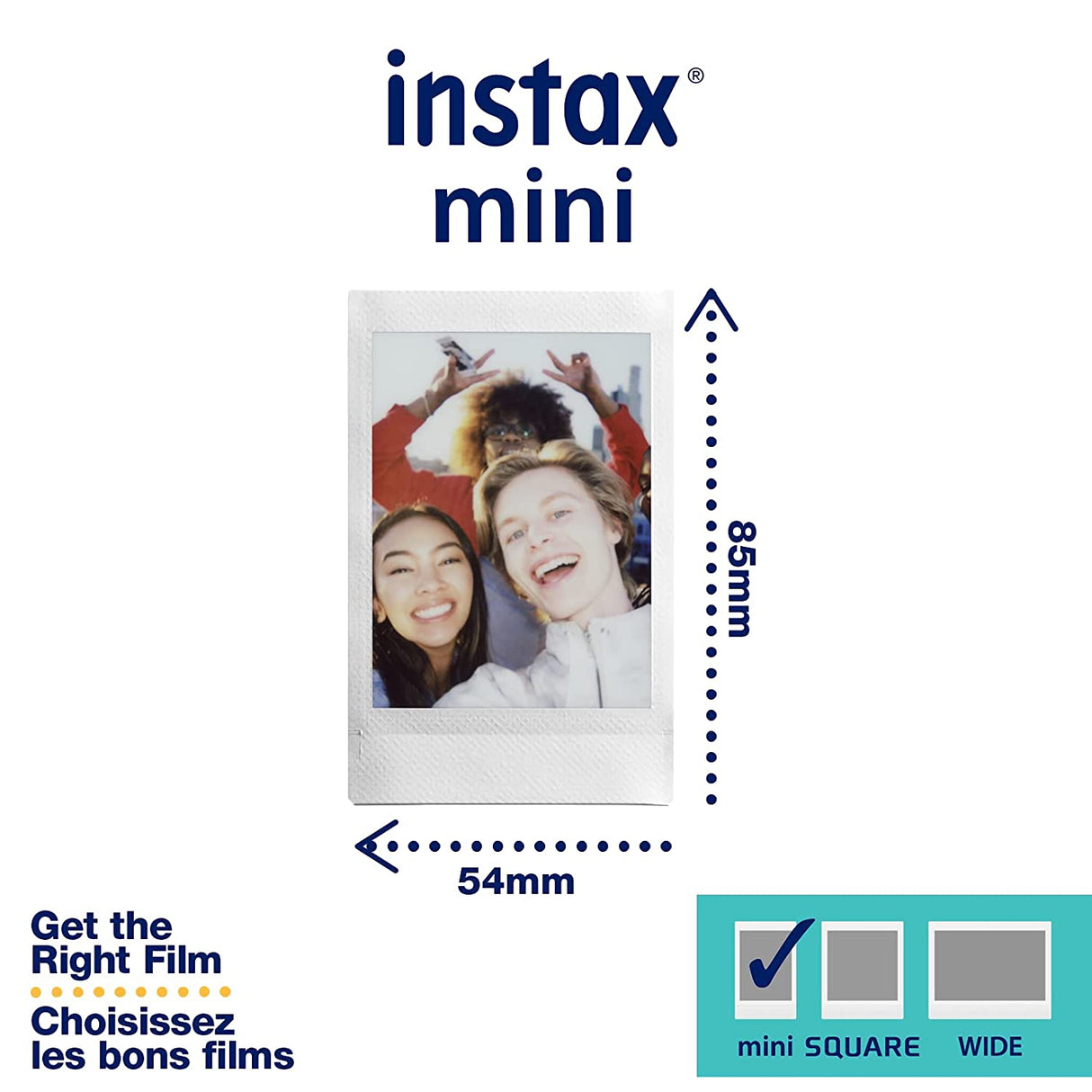 FUJIFILM Instax Mini 10x1 Instant Film Rainbow