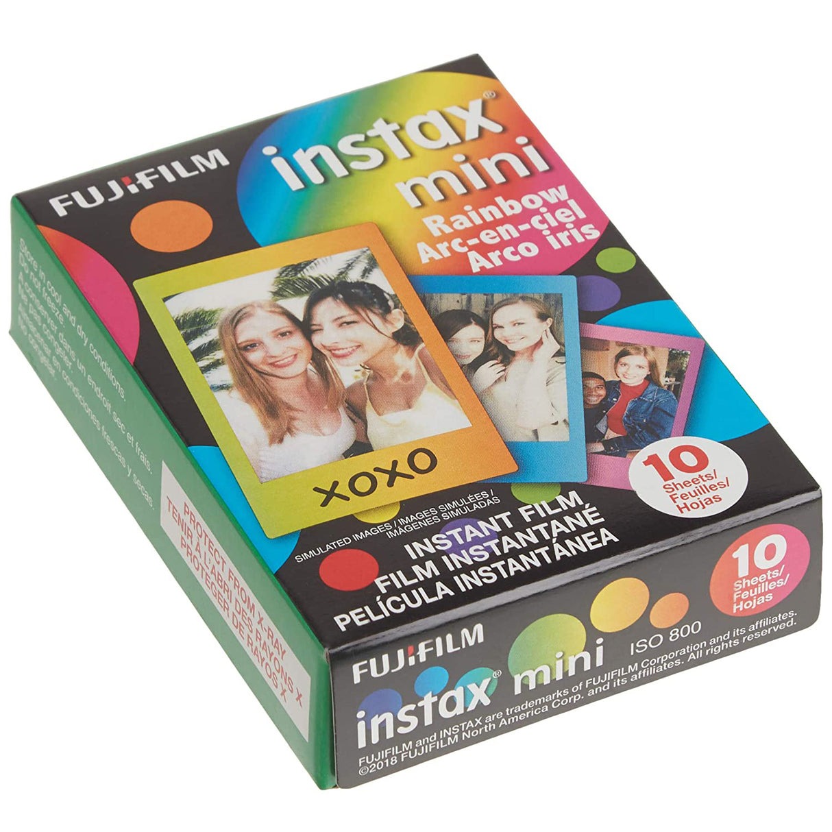 FUJIFILM Instax Mini 10x1 Instant Film Rainbow