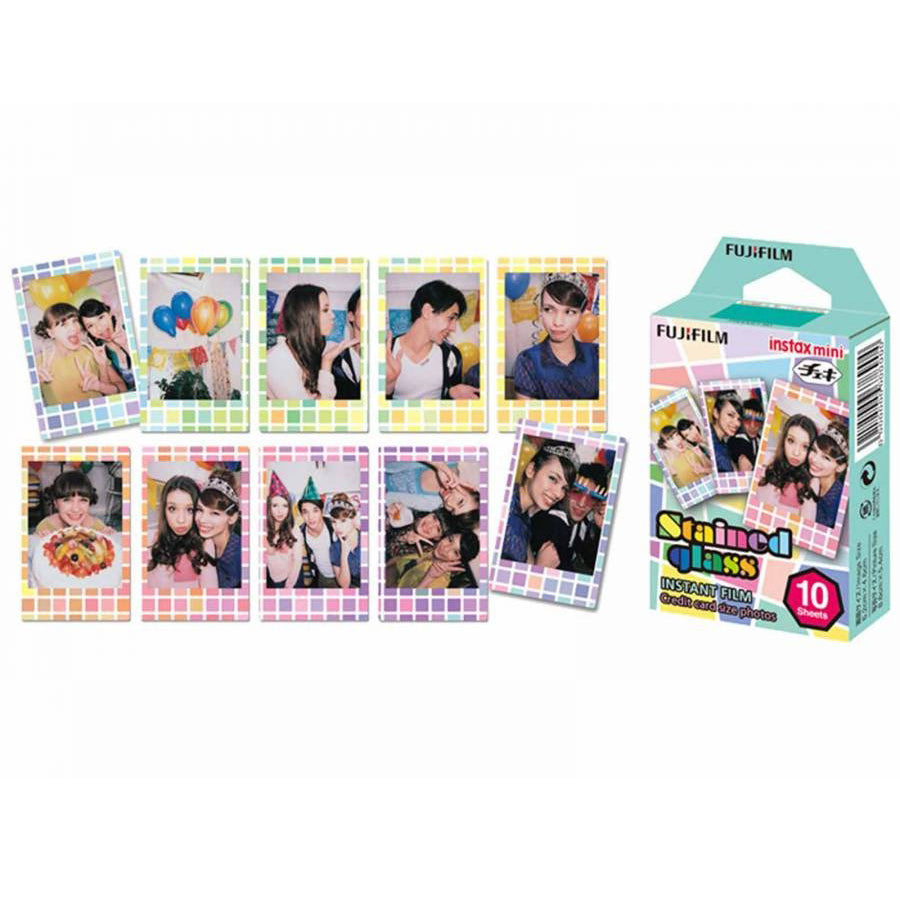 FUJIFILM Instax Mini 10x1 Instant Film Stained Glass