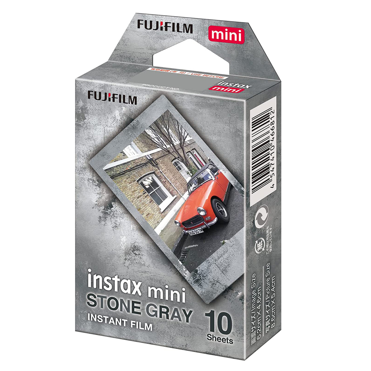 FUJIFILM Instax Mini 10x1 Instant Film Stone Gray