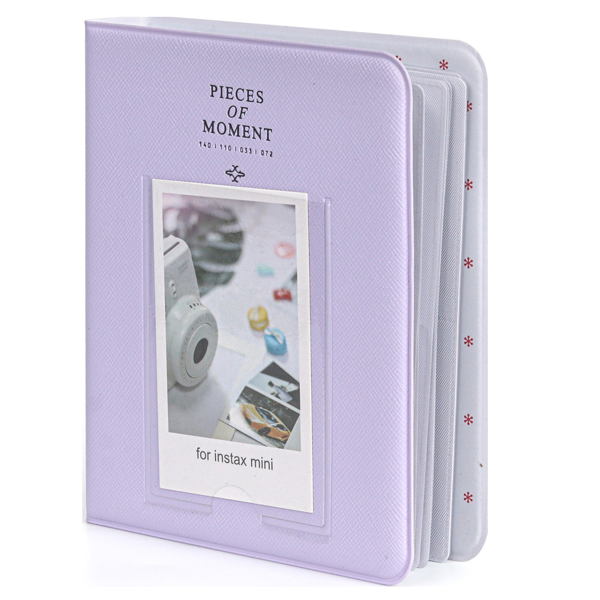 Zenko Compatible 64 sheet Album for Fujifilm Instax Mini Film (3 inch) (Lilac Purple)