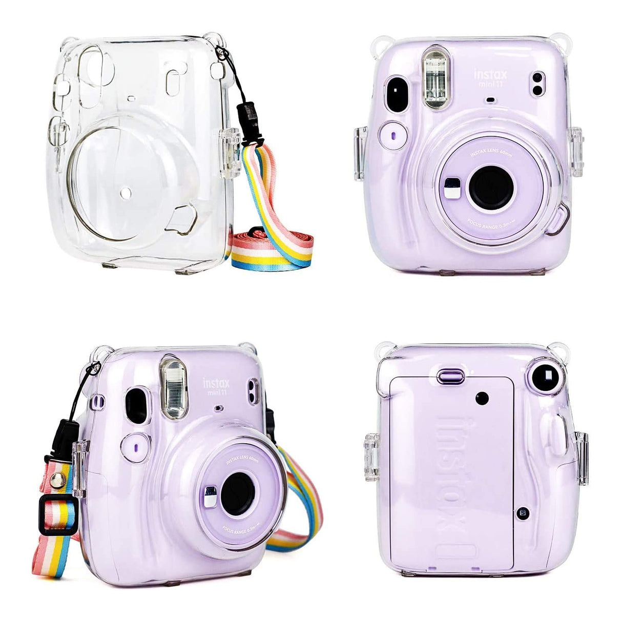 ZENKO MINI 11 INSTAX CAMERA POUCH BAG (Clear)