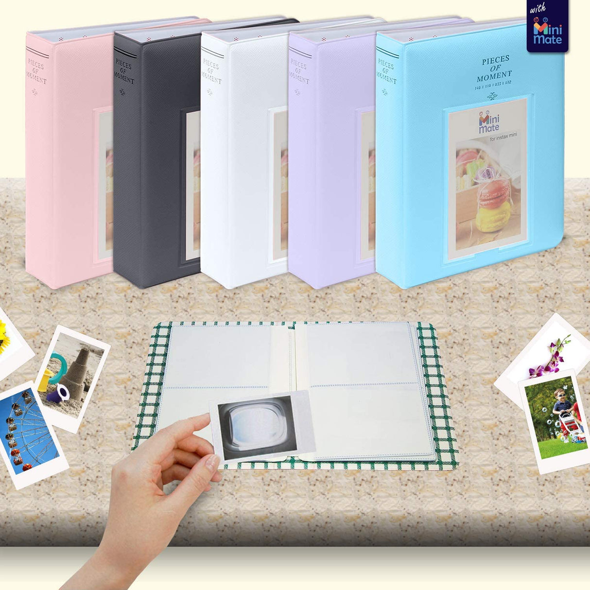 ZENKO INSTAX MINI 64 TIME PHOTO ALBUM (ICE WHITE)