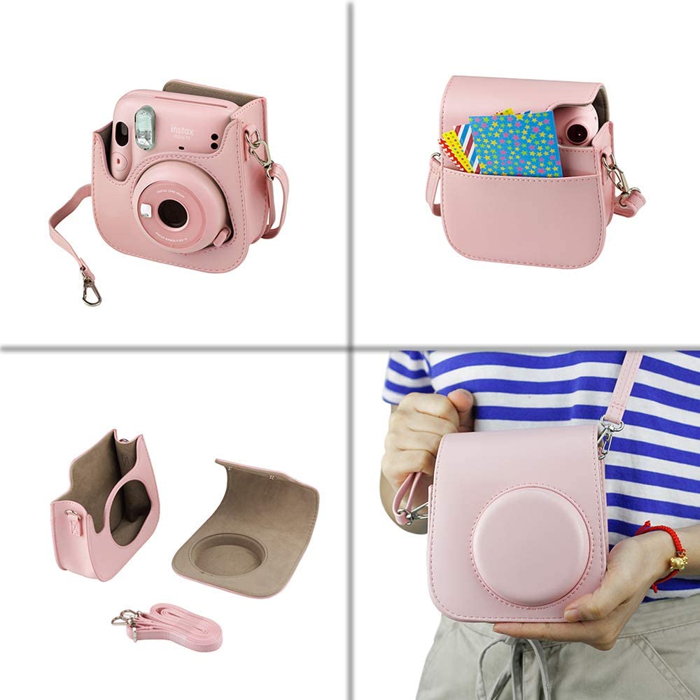 ZENKO MINI 11 INSTAX CAMERA POUCH BAG (Blush Pink)
