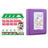 Fujifilm Instax Mini 4 Pack of 10 Sheets Instant Film with Instax Time Photo Album 64-Sheets Violet Purple