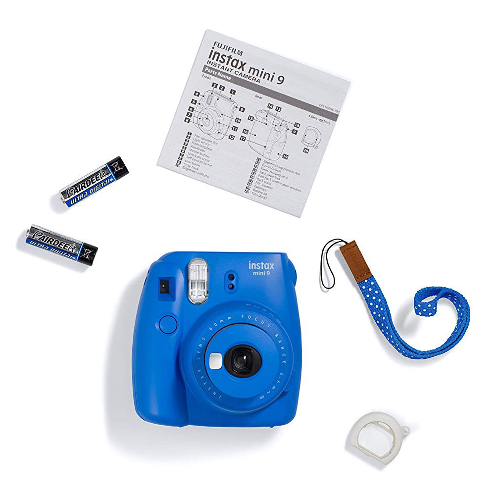 Fujifilm Instax Mini 9 Instant Camera Cobalt Blue