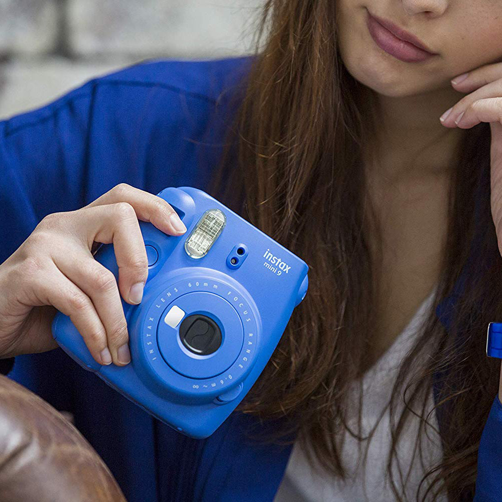Fujifilm Instax Mini 9 Instant Camera Cobalt Blue