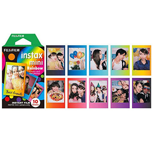 Fujifilm Instax Mini 10X1 Rainbow instant Film