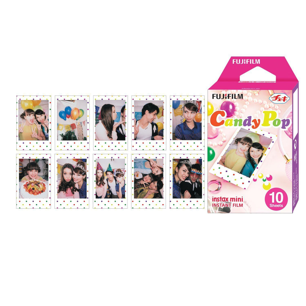 Fujifilm Instax Mini 10X1 candy pop instant film