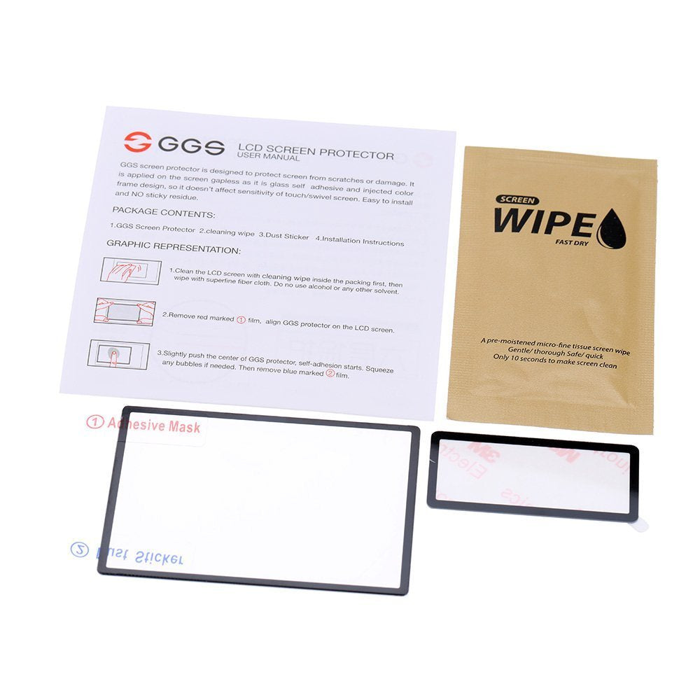 GGS Selfadhesive LCD Screen Protector for Sony A7II A7M2 Ilce7m2 A7 Ii A72