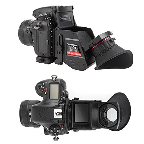 GGS Swivi S5 3X Foldable 3, 3.2 inch with 4:3 3:2 Aspect Low Angle LCD HD DSLR Optical Viewfinder