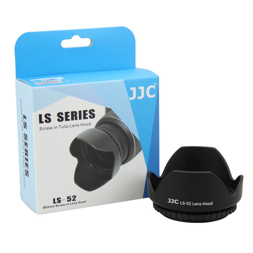 JJC FLOWER SCREW-IN LENS HOOD FOR STANDARD ZOOM LENS LS-52