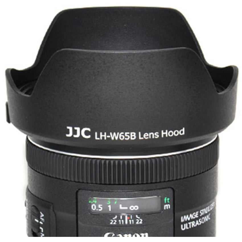 JJC LH-65B Lens Hood for Canon EF 70-300mm f/4-5.6 IS USM, EF 70-300mm f/4.5-5.6 DO IS USM Replaces For Canon ET-65B