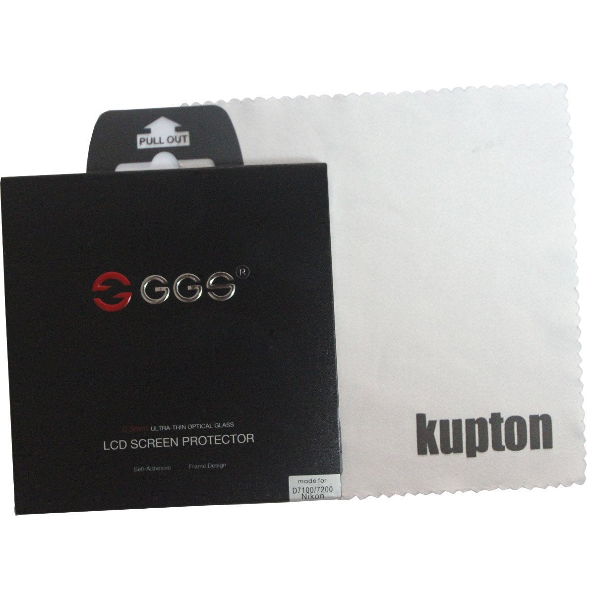 LARMOR by GGs 4 Generation Selfadhesive Glass LCD Screen Protector for Nikon D7100 Camera