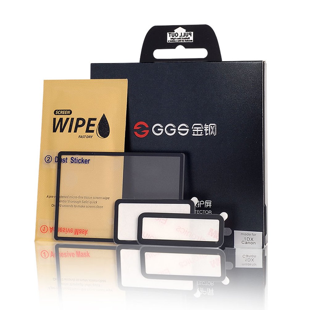 GGS LARMOR Screen Protector for Canon 5D Mark IV SelfAdhesive, 4th Generation with Top Screen Protector