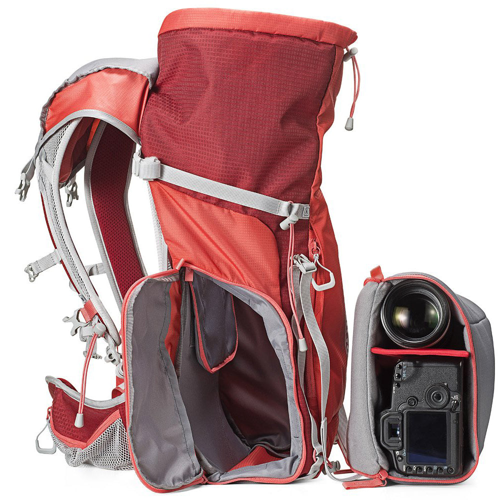 Manfrotto MB OR-BP-30RD Off road Hiker camera backpack 30L Red for DSLR