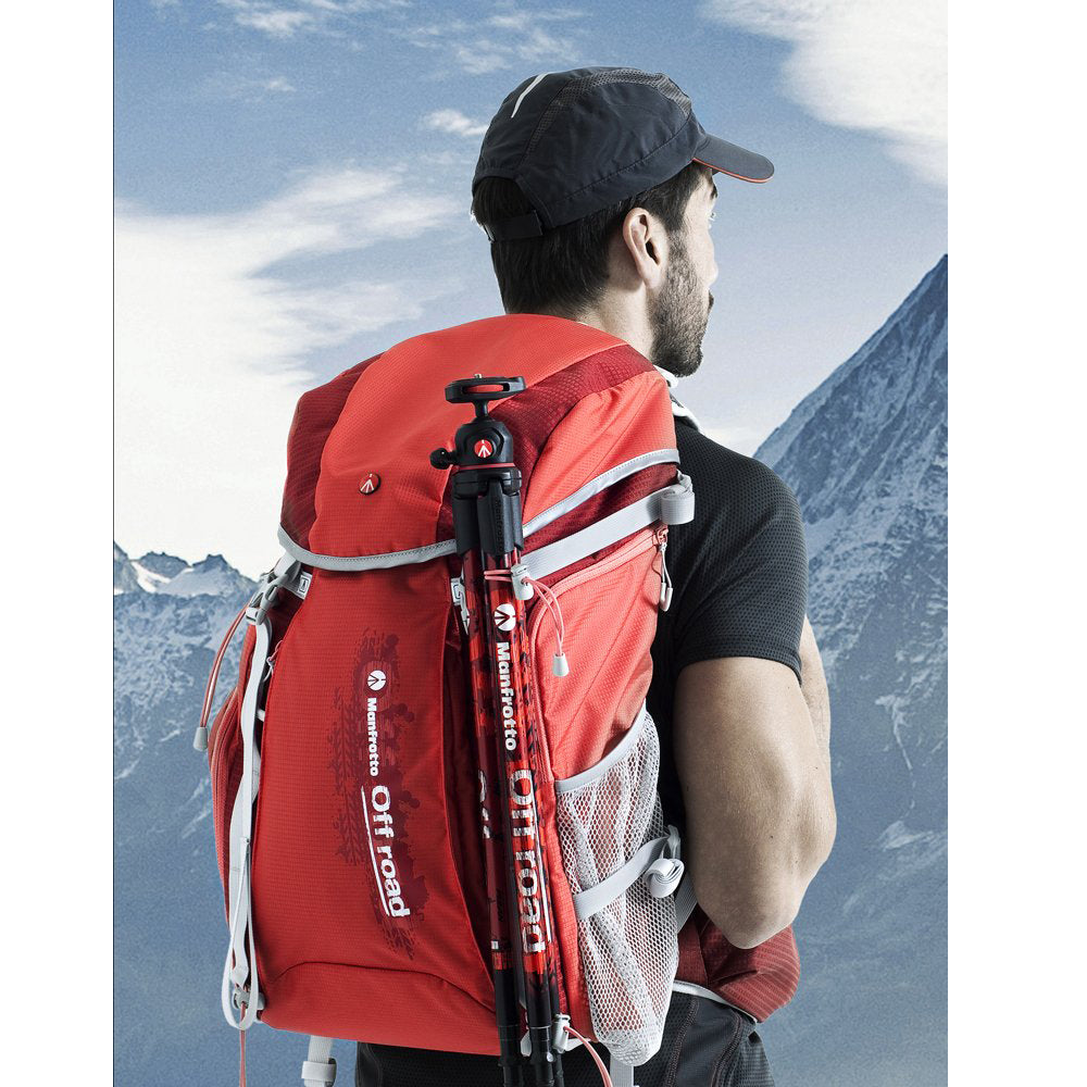Manfrotto MB OR-BP-30RD Off road Hiker camera backpack 30L Red for DSLR