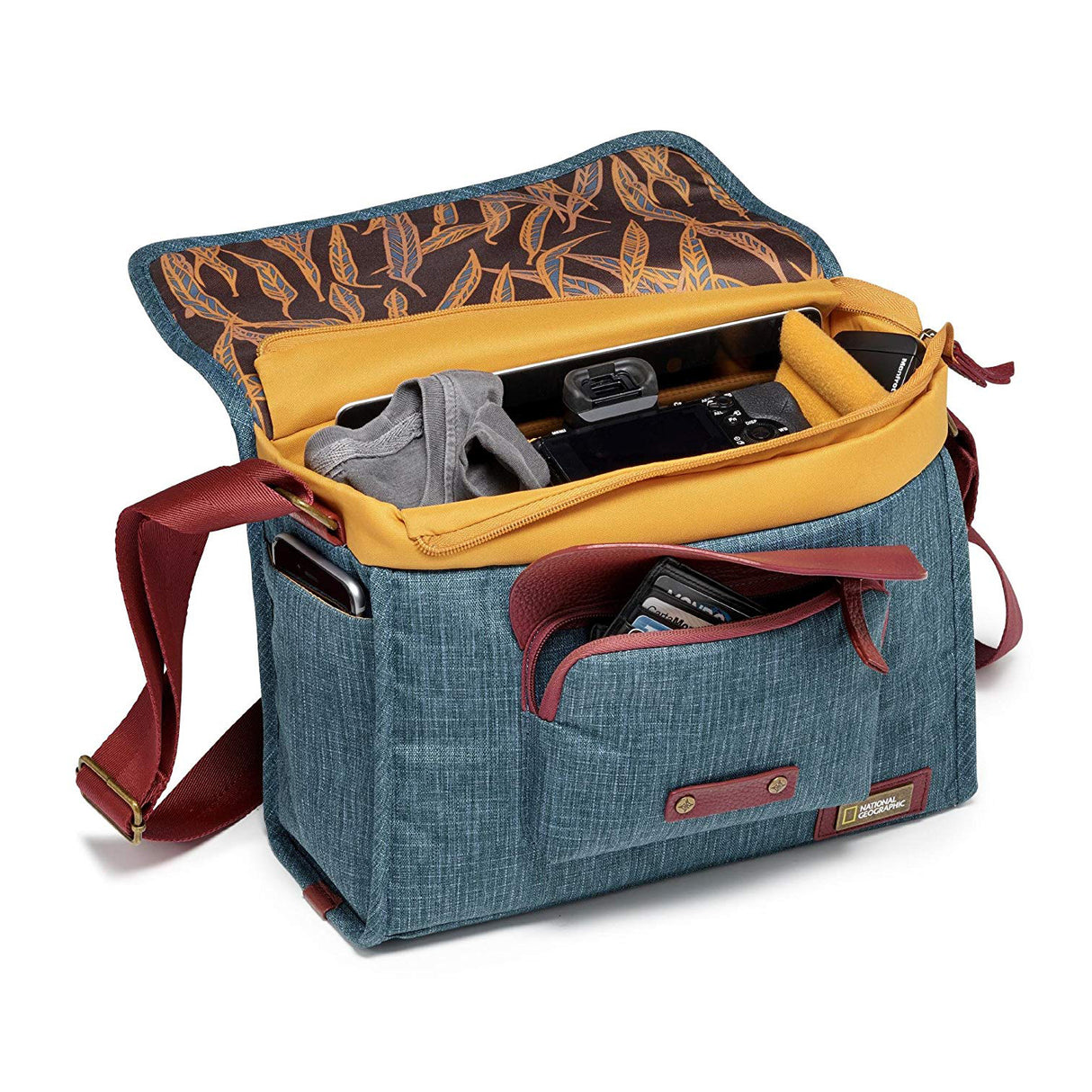 National Geographic NG AU 2450 NG Australia Camera Messenger M for DSLR (Blue)