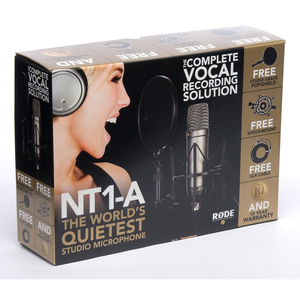 Rode NT1A Anniversary Vocal Condenser Microphone Package