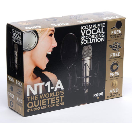Rode NT1A Anniversary Vocal Condenser Microphone Package
